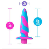 Avant Vibrotize Silicone Mini Anal Vibe Fuchsia 5 Inch Butt Plugs - Vibrating